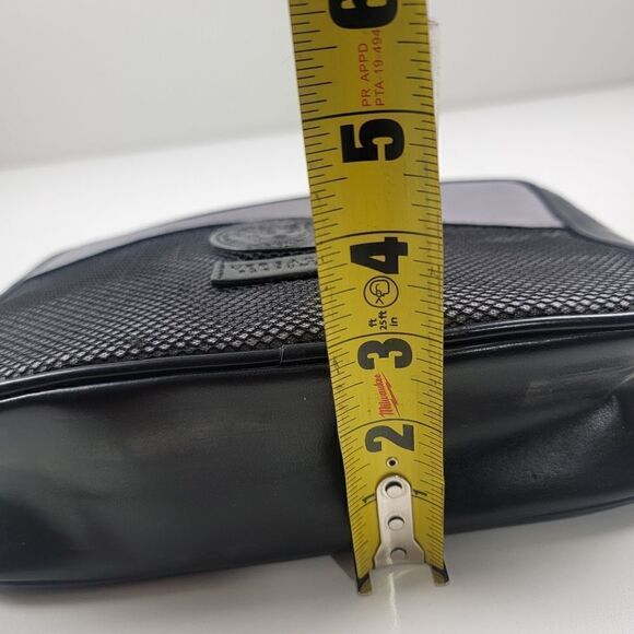 Versace Toiletry Travel Bag Gray Black Carry On Luggage Zip Up - Picture 12 of 12